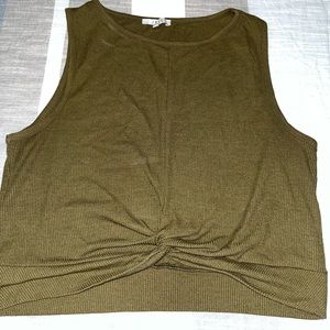 Crop green tank